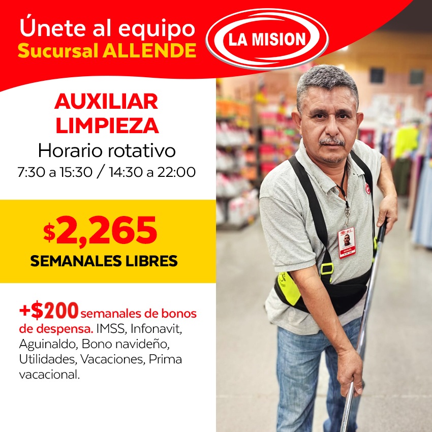 Auxiliar de Limpieza